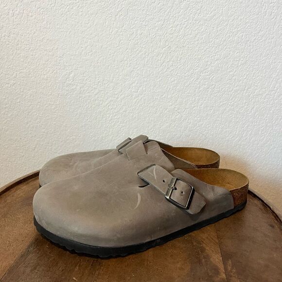 Birkenstock Boston Oiled Leather Boston Slip-On Shoes Men's Size 11 - Picture 1 of 7